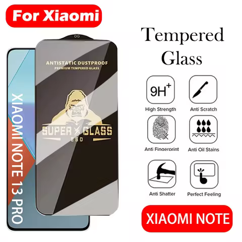 King Kong Gorilla Tempered Glass for Xiao Redmi Note 13 12 11 10 9 Pro Plus 12S 11SE 10S Screen Prot