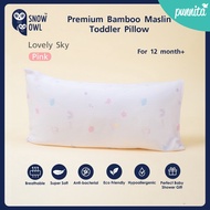 SNOW OWL หมอนเด็ก 1 ปี+ ปลอกหมอนใยไผ่ 100% BAMBOO100% pillow 1Year+