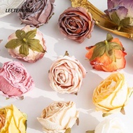 LEETERUNAL 5PCS Bridal Bouquet, DIY Crafts Retro Artificial Roses, Hot Handmade Simple Wreath Making