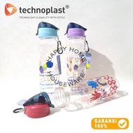 TECHNOPLAST T+ Cherry Sport Bottle 900ml High Drinking Water Bottle 900ml Free Carabiner