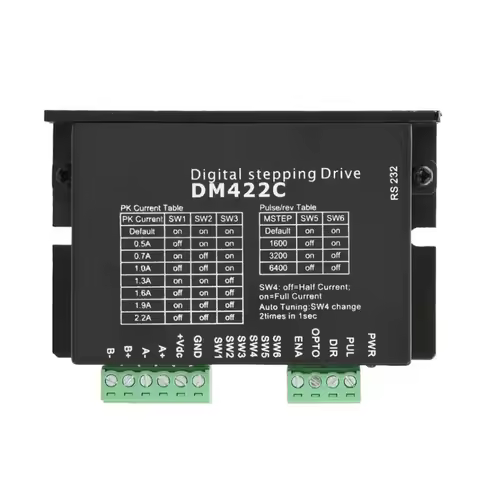 NEW LeadShine DM422C 2 Phase CNC Digital Stepper Motor Driver 24-40VDC Out 2.2A