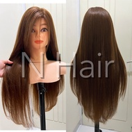 Wig Premium Rambut Asli. 100% Human Hair Panjang Layer