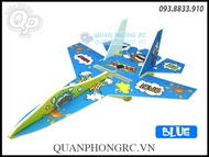 Kit Máy Bay Su 27 Mini MPP Dẻo Bao Đập Sơn Graffiti Sải 55cm (Không Gồm Đồ Điện)
