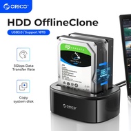 ORICO Clone Docking Station 2.5 3.5 Dual Bay SATA To USB 3.0 HDD Enclosure Tool Free Duplicator HDD Case 32TB for Windows Mac OS (6228US3)