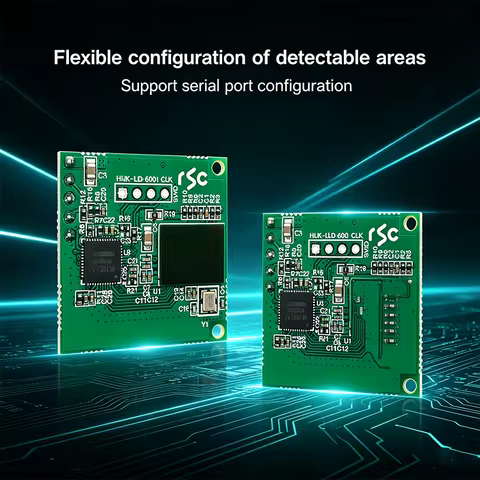 Hi-Link 60G Tripwire Counting Radar Module HLK-LD6001C Sensor Module 3.3V Power Supply Detection Dis
