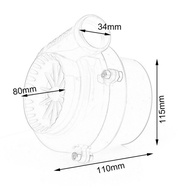 [svzfjuv] Electronic Turbo Blow Off Valve Blow Analog Sound Bov Simulator Kit Blow Off