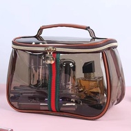 Waterproof Transparent Cosmetic Bag Portable Pvc Makeup Organizer Wash Storage Travel Pouch E3g2