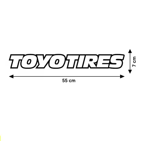 for TOYO TIRES Sticker 55cm Decal Graphic DUB Euro JDM Slammed Stance Window