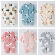 嬰兒連體衣法蘭絨睡衣