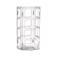 จัดส่งรวดเร็ว 4ชั้นมี316รู ที่แขวนเครื่องประดับ ที่แขวนต่างหู แบบหมุนได้ วัสดุPS อเนกประสงค์ สำหรับส