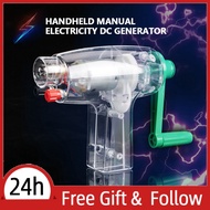 Supergoodsales Hand Crank Generator Clear Plastic Cranked Dynamo