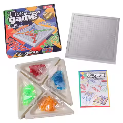 Squares Game Jigsaw Russia Puzzle block 4-Person Entertainment Strategy Game Blokus Board Family Fun