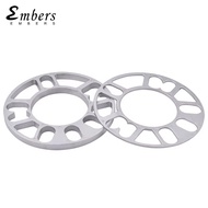 Embers 4PCS Aluminum Alloy Universal Wheel Spacers 3mm 5mm 6mm 8mm 10mm Gasket Tire Hub Adapters For