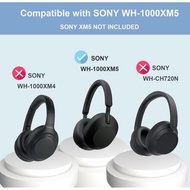 Silicone Ear Pad Case Cover for Sony WH-1000XM5, Sony XM5 Wireless Headphones Anti-Scratch Headband 