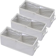 Yamazen YM2-CD3P(IV) Storage Box, Media Storage, 35 CDs, Clear Window, Dividers and Handles, Foldabl