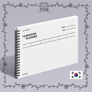 Ten Minute 16 Weeks Planner, White Color, Korean Diary