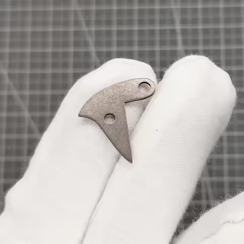 1 Piece Replacement Stone Wash Titanium Alloy TC4 Keychain Part for Victorinox Swiss Army Knife