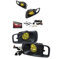 Civic Ek99 EK Fog Lamp S21 Foglamp yellow glass/Sportlight Front Bumper Sport Light Lamp With Wiring