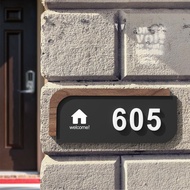 Acrylic 3D House Number Plate/Sign A41