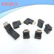 QKKQLA 5pcs Extender Connector Coupler Adapter Extender HDMI-compatible Female To Female Joiner For Laptop TV Television 1080P 4K*2K 3D