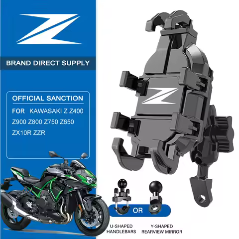 One-Second Tool-Free Install Navigation Holder Motorcycle Phone Mount For KAWASAKI Z Z400 Z900 Z800 