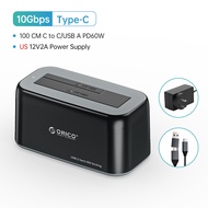 ORICO HDD Enclosure 3.5 "SATA To Type-C 10Gbps Hard Disk Docking Station รองรับ UASP 12V3A Power Ada