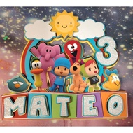Pocoyo Customized Cake Topper