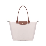 longchamp bag original Le Pliage【long handle M*L】Tote bag Shopping Bag water proof foldable(Tote Bags) Hobo