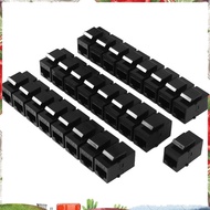 25 Pcs Rj45 Coupler Cat6  Jacks Inline Coupler Female to Female Insert Coupler