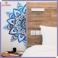 【COLORFUL】Mandala Lotus Vinyl Wall Sticker Lotus Flower Datura Zen Decor Decals Sticker❀