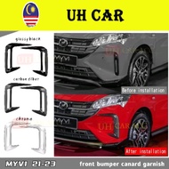 Perodua Myvi Gen3 2023 Front Bumper Canard Garnish