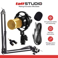 [SDW] pekanbaru/TAFFSTUDIO ORIGINAL BM800 CONDENSER MIC PACKAGE MICROPHONE GAMING RECORDING STREAMIN
