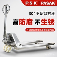 Stainless Steel Forklift Ground Jack Pallet Jack2.5t Hydraulic2Full Loading and Unloading Lifting an