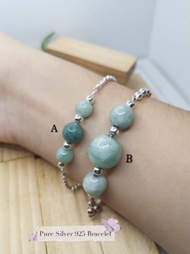 Original Silver 925(Batu Jade)(Ready stock) Bracelet For Ladies