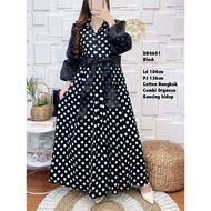 Dr4601 Cotton Combi Dress