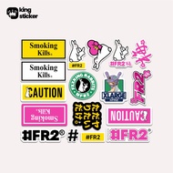 FXXING RABBIT FR2 STICKER PACK [17pcs] GLOSSY LAMINATION DIE CUTT