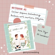 Notebook Souvenir block note/ a5 size notebook