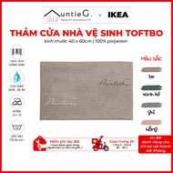 Toftbo absorbent toilet door mat 40 x 60cm