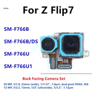 Back Facing Camera Set For Samsung Galaxy Z Flip7 SM-F766B F766U F766 Phone Rear Main Camera Repair 