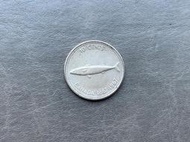 好品1967年加拿大的小銀幣，聯邦成立100周年，鯖魚10分1144