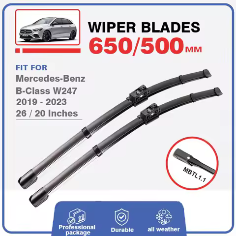 Wiper Blades for Mercedes Benz B Class W247 B160 B170 B180 B200 B220 B250 B55 Turbo AMG CDI NGT GT C