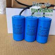 SY CD60 Capacitor 450VAC - Blue,Water Pump Motor Capacitor 200uF, 300uF, 400uF