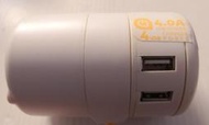 多國插頭 萬用插頭 USB 變壓器  4A 各種智慧型手機、行動電源皆適用 