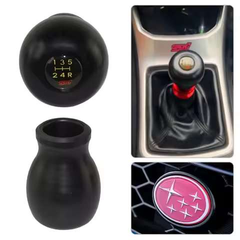 Black Shift Knob Legacy GDA GDB GC8 For Subaru WRX Impreza STI 5MT gear knob 1996-2007 Racing JDM St