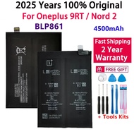 2025 Years 100% BLP861 4500mAh Battery For 1+ One Plus Oneplus 9RT Nord 2 Nord2 Mobile Phone Replace