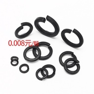 Black Iron Flat Washer Spring Washer 12mm14mm16mm18mm20mmGB93 Kaiwang Washer 6IPZ