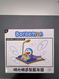 Doraemon 哆啦a夢 時光機造型萬年曆 7-11