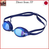 FINA Approval] arena (Arena) Swimming goggles for racing unisex [Q-CHAKU2] Silver × Smoke × Black × Black One size mirror lens anti-fog (Linon function) AGL-370M