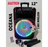 SPEAKER PORTABLE ASATRON 12 INCH MEETING ASATRON OCEANA 12INCH FREE 2