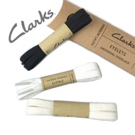 ของแท้ Clarks เชือกผูกรองเท้าผ้าฝ้ายแท้แบบแบนรองเท้ากีฬาสนีกเกอร์เชือกรองเท้ากันหลุดใช้ได้ทั่วไปสำหรับปีนเขาสายแบน